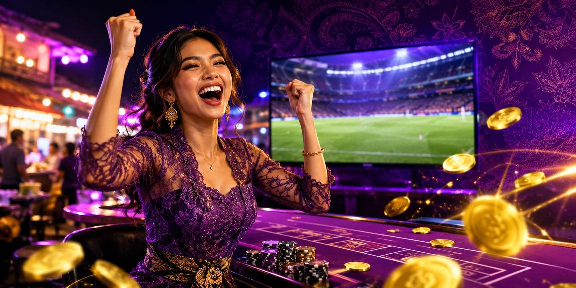 Permainan baccarat live di suasana pasar malam Vietnam
