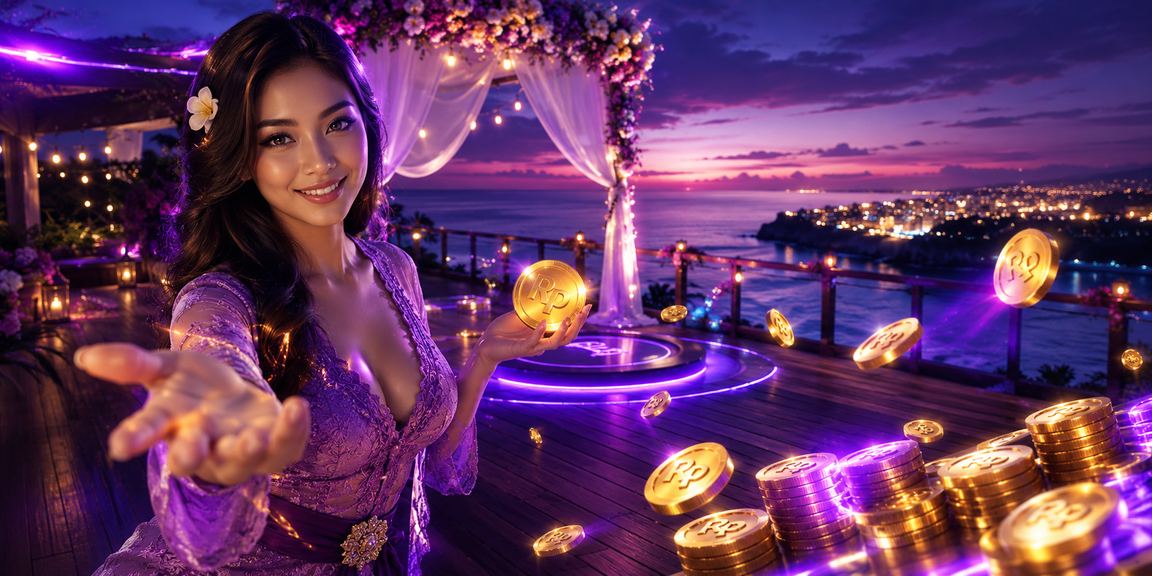 Suasana hiburan pantai yang meriah mencerminkan platform hiburan digital terpercaya