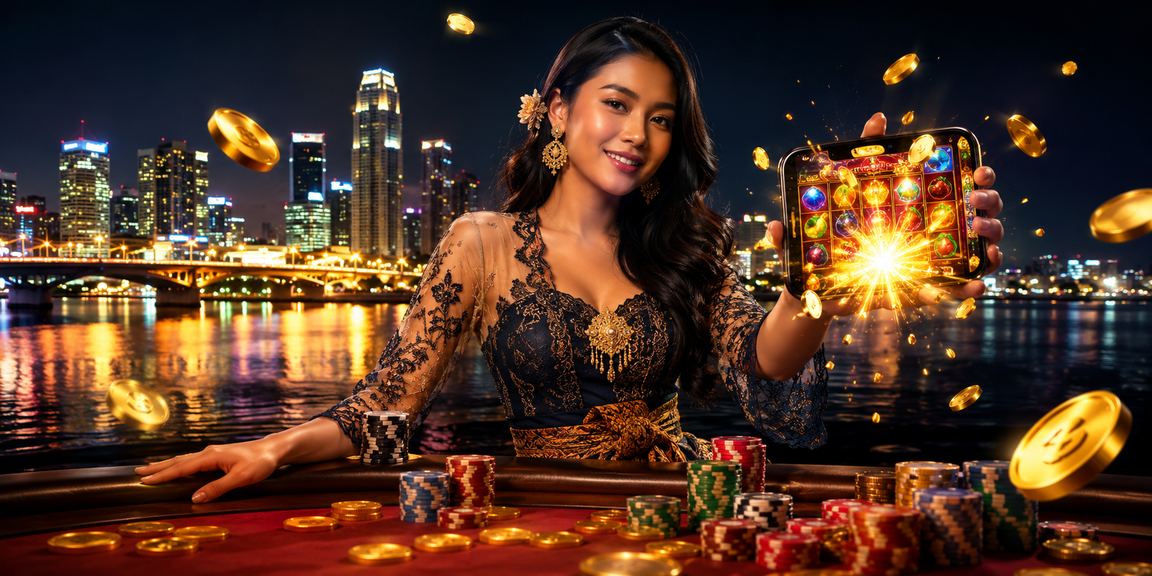 Pemain mesin slot menggunakan smartphone di Indonesia